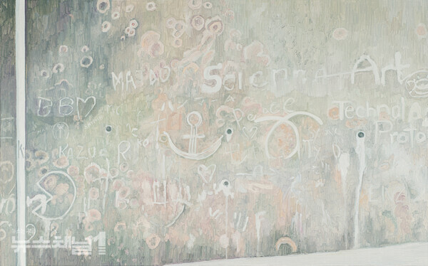 ▲장동욱, 의도한 또는 의도하지 않은, oil on canvas, 117x73cm, 2023. 자료제공=공주문화관광재단